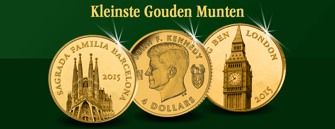 Collectie - Kleinste Gouden Munten Collectie - Kleinste Gouden Munten